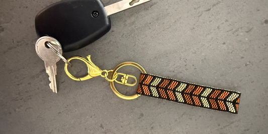 Free Pattern – Stained Glass Keyring