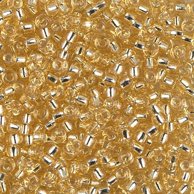 Close up of Miyuki seed beads in size 8/0