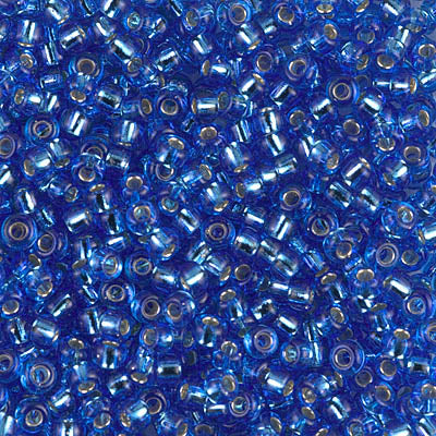 Close up of Miyuki seed beads in size 8/0