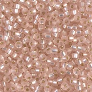 Close up of Miyuki seed beads in size 8/0