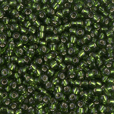 Close up of Miyuki seed beads in size 8/0