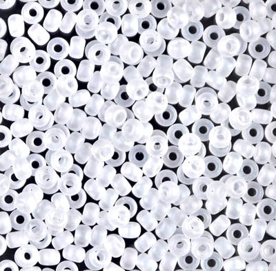 Close up of Miyuki seed beads in size 8/0