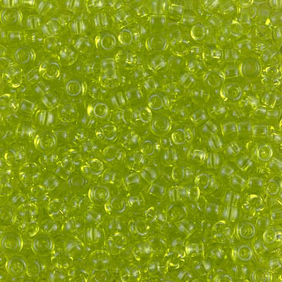 Close up of Miyuki seed beads in size 8/0