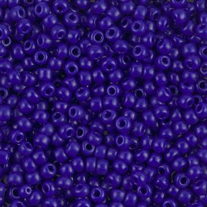 Close up of Miyuki seed beads in size 8/0