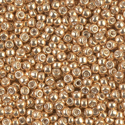 Close up of Miyuki seed beads in size 8/0