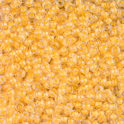 Close up of Miyuki seed beads in size 8/0