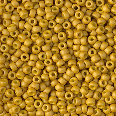 Close up of Miyuki seed beads in size 8/0