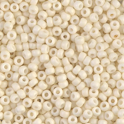 Close up of Miyuki seed beads in size 8/0