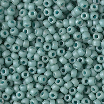 Close up of Miyuki seed beads in size 8/0