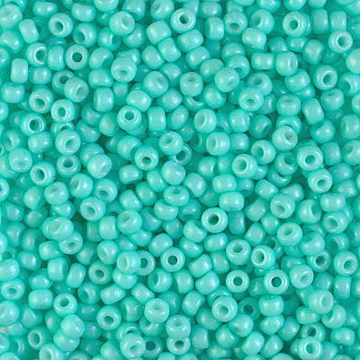 Close up of Miyuki seed beads in size 8/0