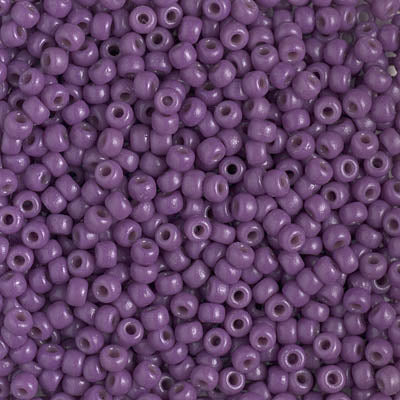 Close up of Miyuki seed beads in size 8/0