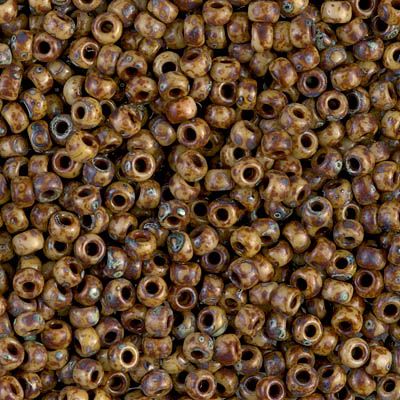 Close up of Miyuki Seed beads