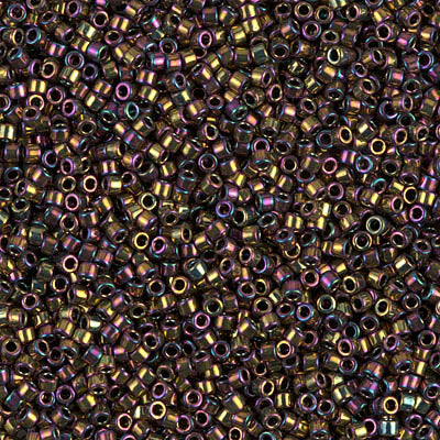 Close up of Miyuki Delica beads