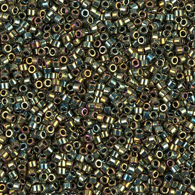 Close up of Miyuki Delica beads
