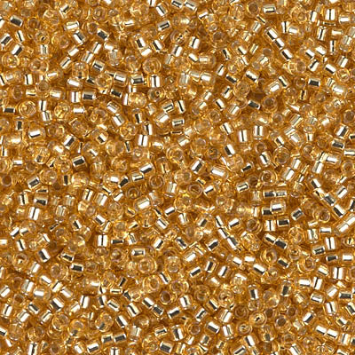 Close up of Miyuki Delica beads.