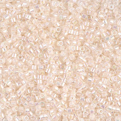 Close up of Miyuki Delica beads.