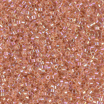 Close up of Miyuki Delica beads.