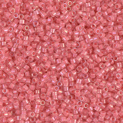 Close up of Miyuki Delica beads.