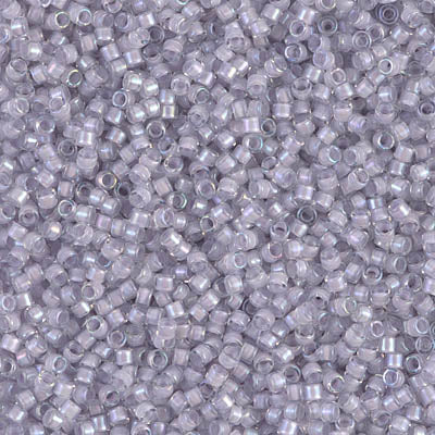 Close up of Miyuki Delica beads.