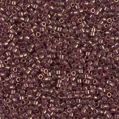 Close up of Miyuki Delica beads.
