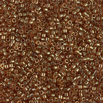 Close up of Miyuki Delica beads.