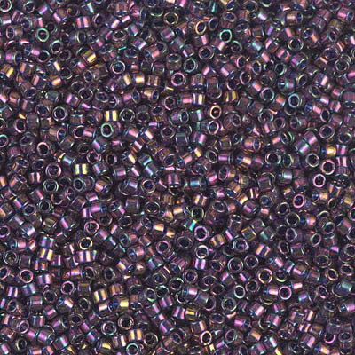 Close up of Miyuki Delica beads.