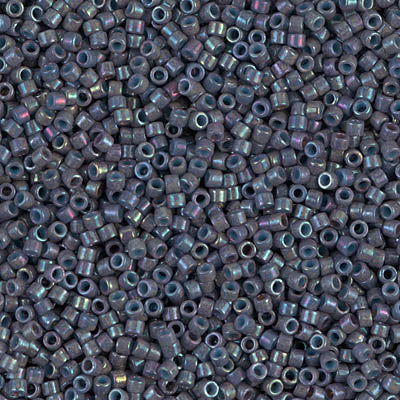 Close up of Miyuki Delica beads.