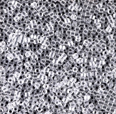 Close up of Miyuki Delica beads.