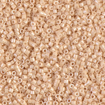 Close up of Miyuki Delica beads.