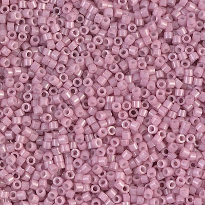 Close up of Miyuki Delica beads.