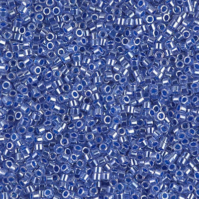 Close up of Miyuki Delica beads.