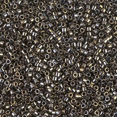 Close up of Miyuki Delica beads.