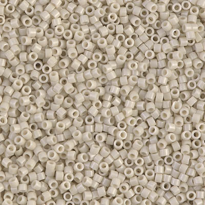 Close up of Miyuki Delica beads.