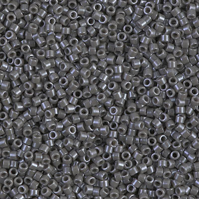 Close up of Miyuki Delica beads.