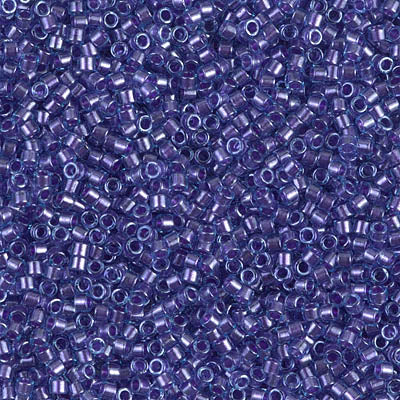 Close up of Miyuki Delica beads.