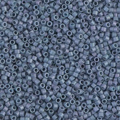 Close up of Miyuki Delica beads.