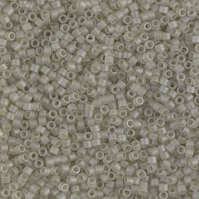 Close up of Miyuki Delica beads.