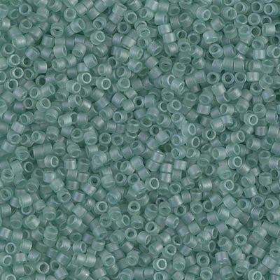Close up of Miyuki Delica beads.