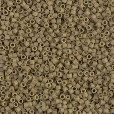 Close up of Miyuki Delica beads.