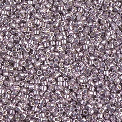 Close up of Miyuki Delica beads.