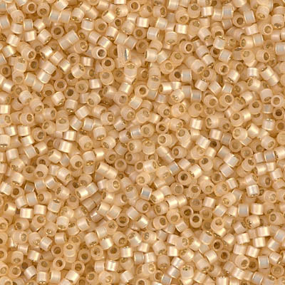 Close up of Miyuki Delica beads.