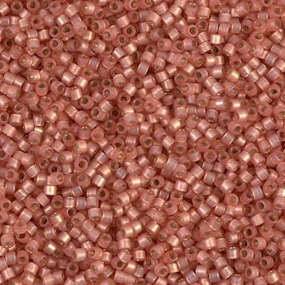 Close up of Miyuki Delica beads.