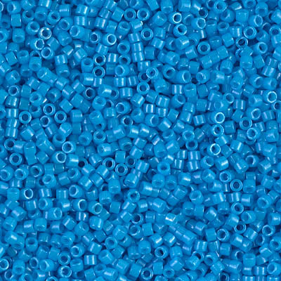 Close up of Miyuki Delica beads.