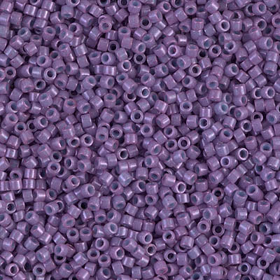 Close up of Miyuki Delica beads.