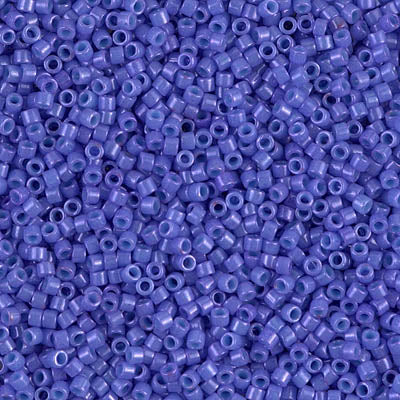 Close up of Miyuki Delica beads.