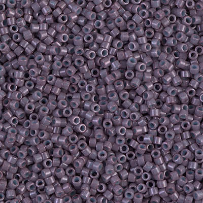 Close up of Miyuki Delica beads.