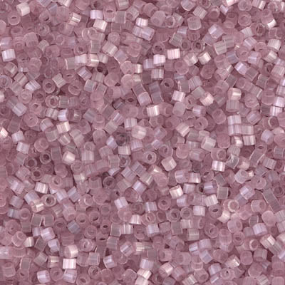 Close up of Miyuki Delica beads.