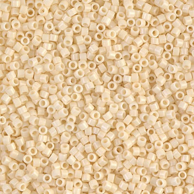 Close up of Miyuki Delica beads.