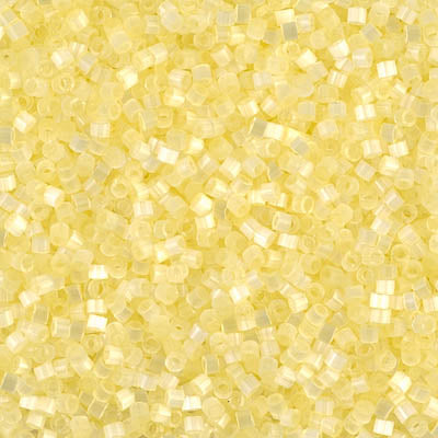 Close up of Miyuki Delica beads.