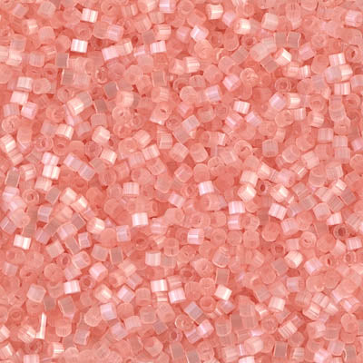 Close up of Miyuki Delica beads.